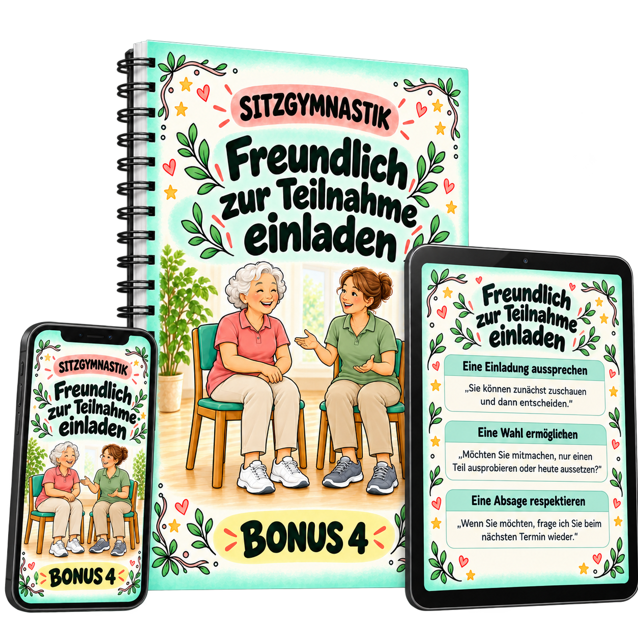 Bonus 4: Freundlich zur Teilnahme einladen