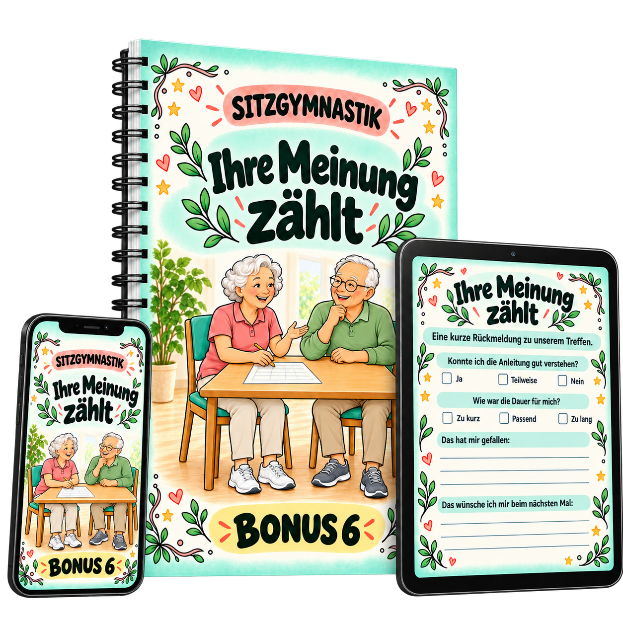 Bonus 6: Ihre Meinung zählt